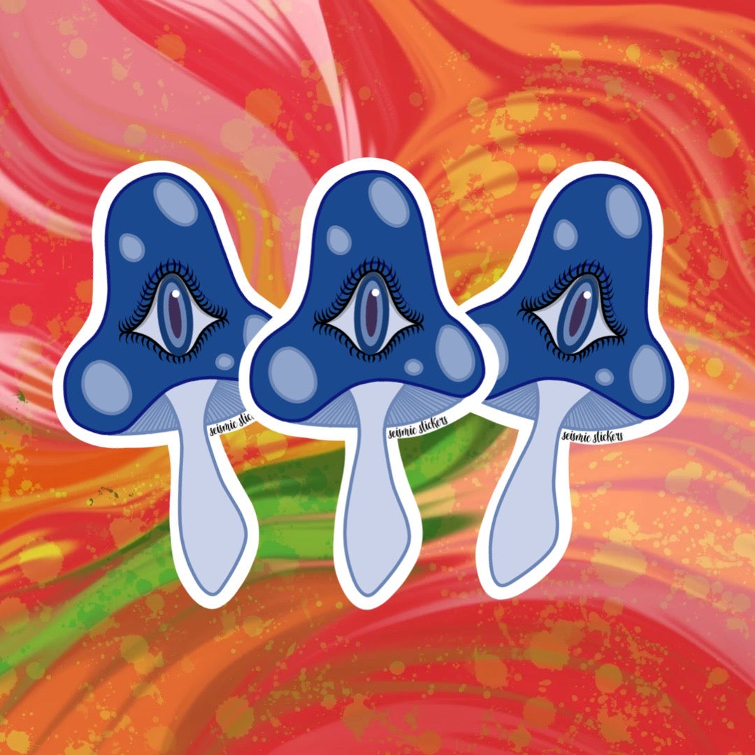 Rainbow Shroomies - Dark Blue