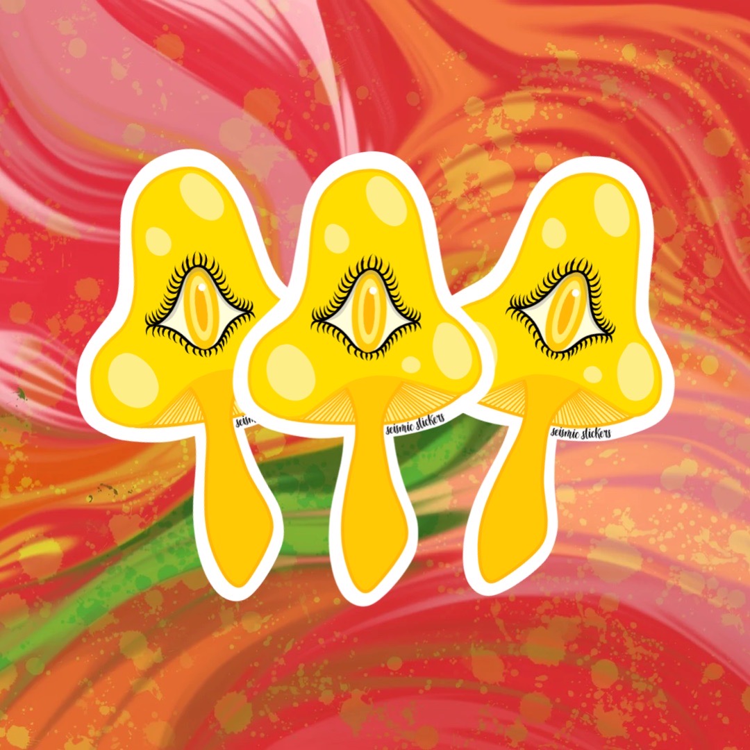 Rainbow Shroomies - Yellow