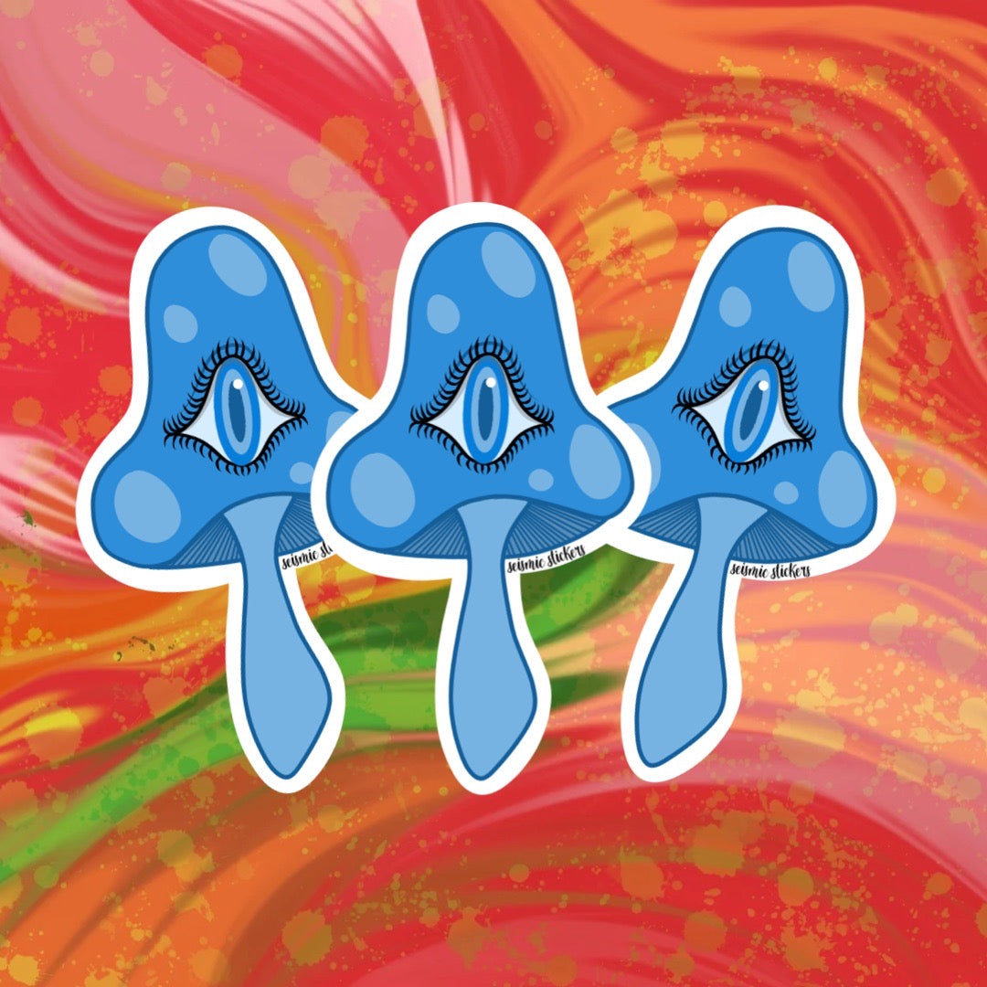 Rainbow Shroomies - Light Blue