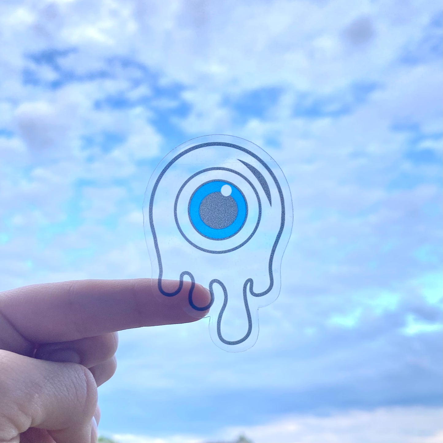 Transparent Melting Evil Eye