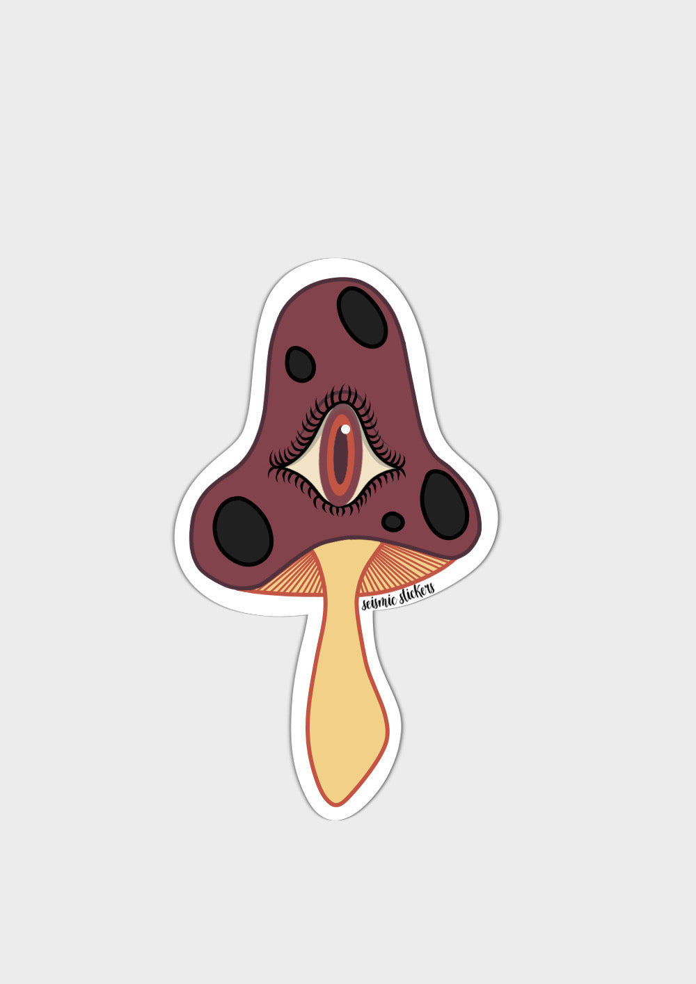 Wild Shroomies - Maroon & Yellow