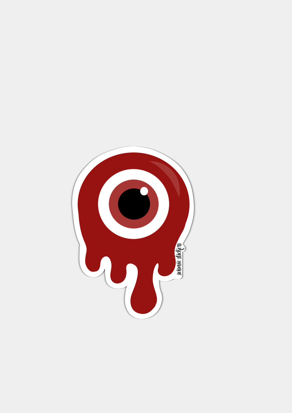 Red Melting Evil Eye