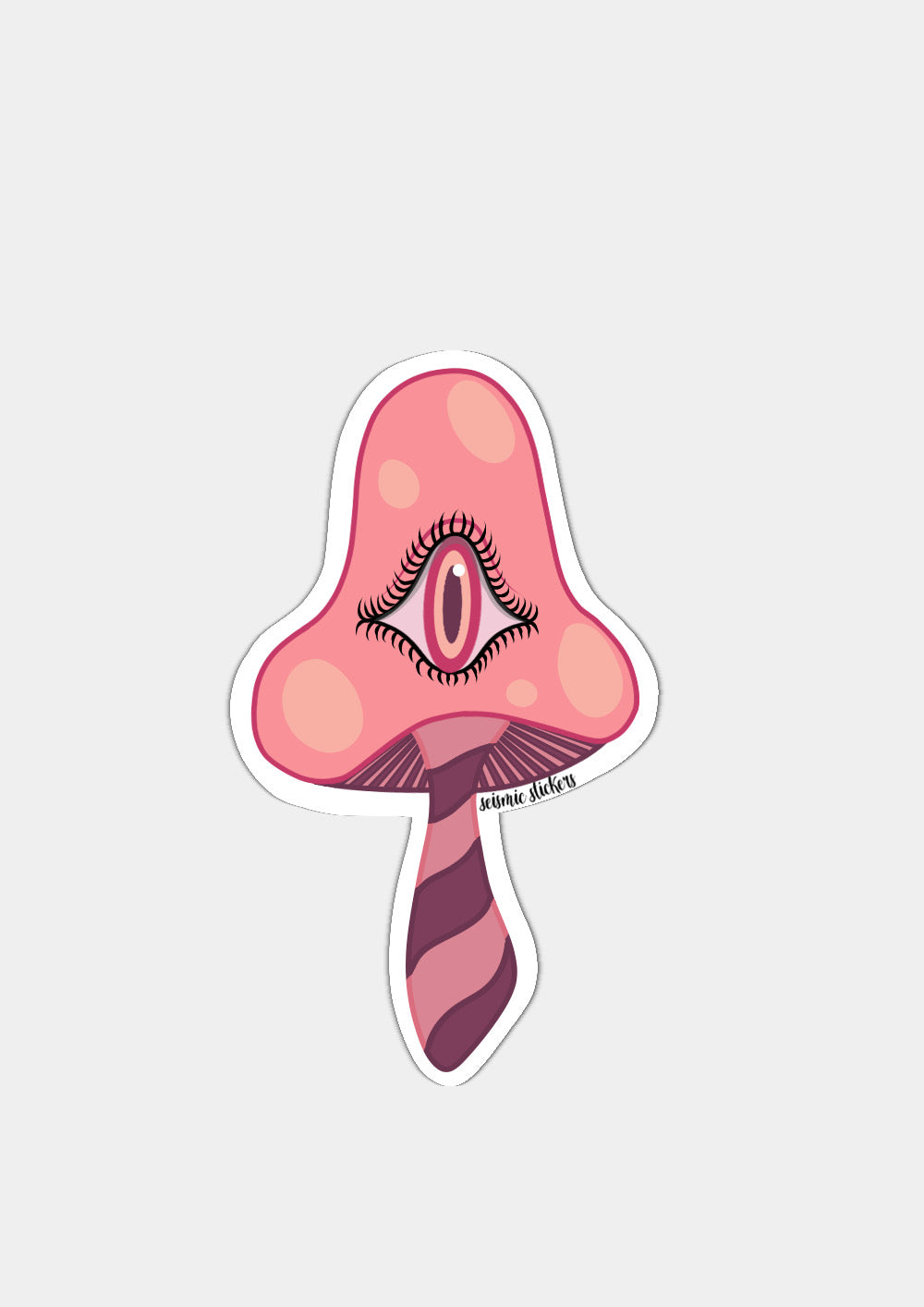 Striped Shroomies - Cherry Taffy