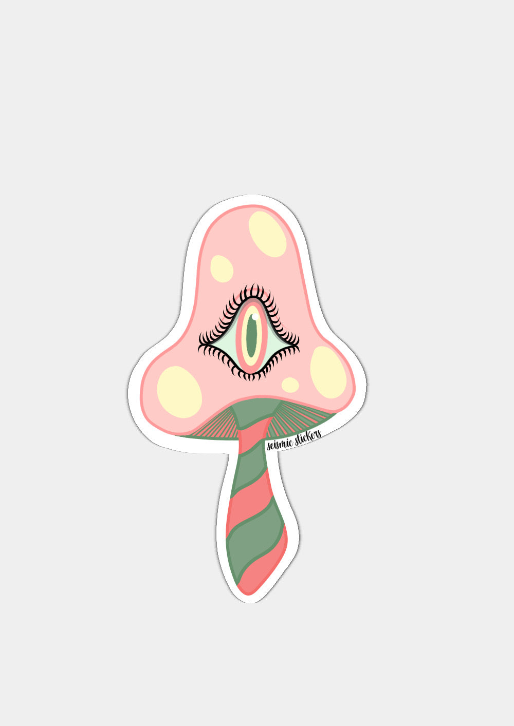Striped Shroomies - Watermelon