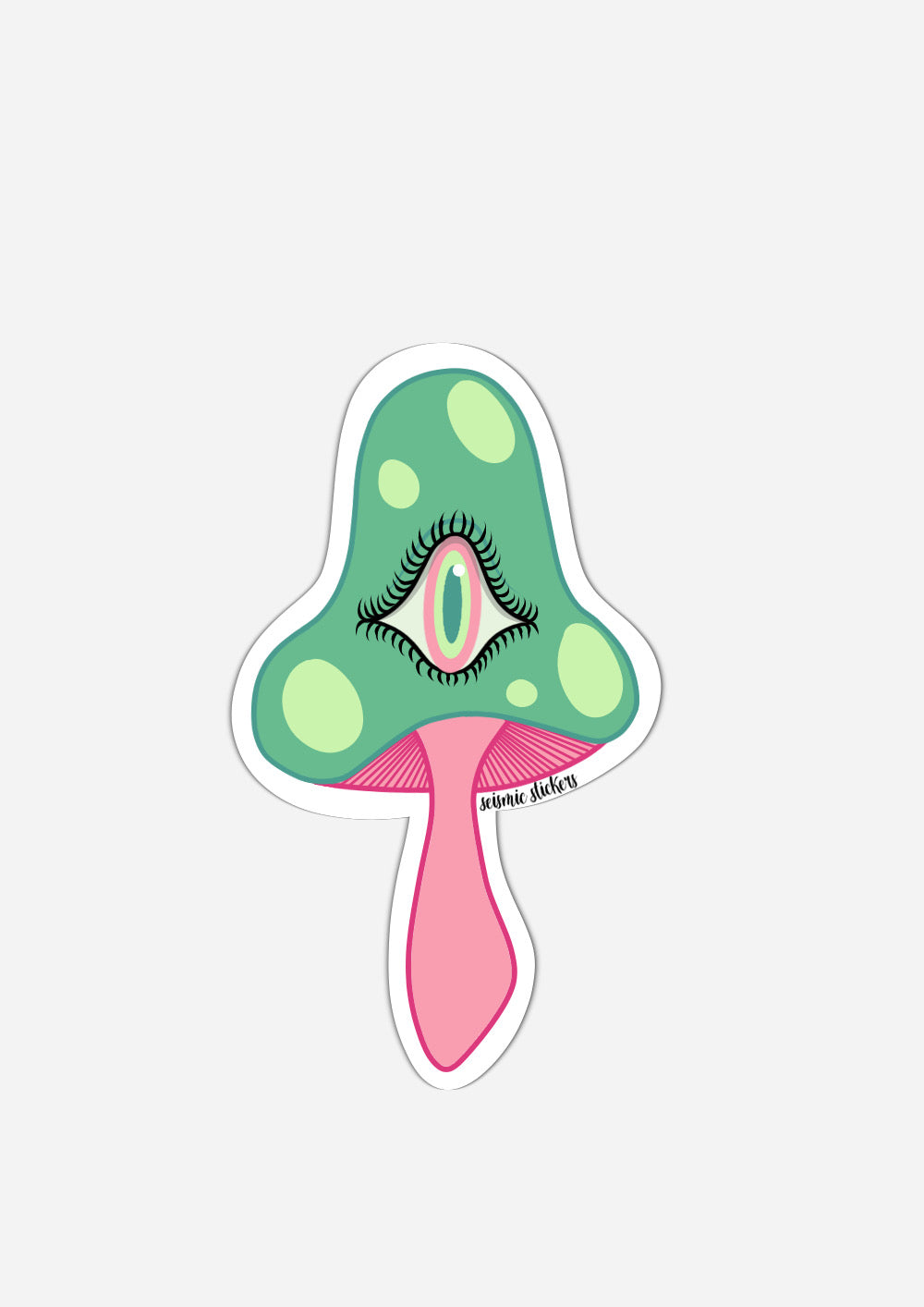 Wild Shroomies - Light Green & Pink