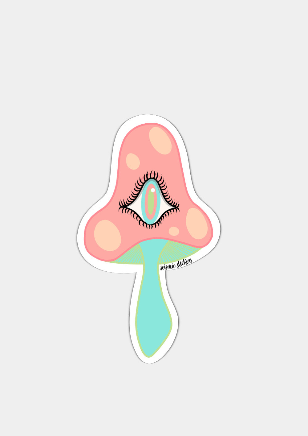 Wild Shroomies - Pink, Green & Blue