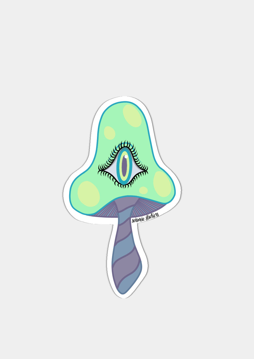 Striped Shroomies - Teal, Purple, & Indigo
