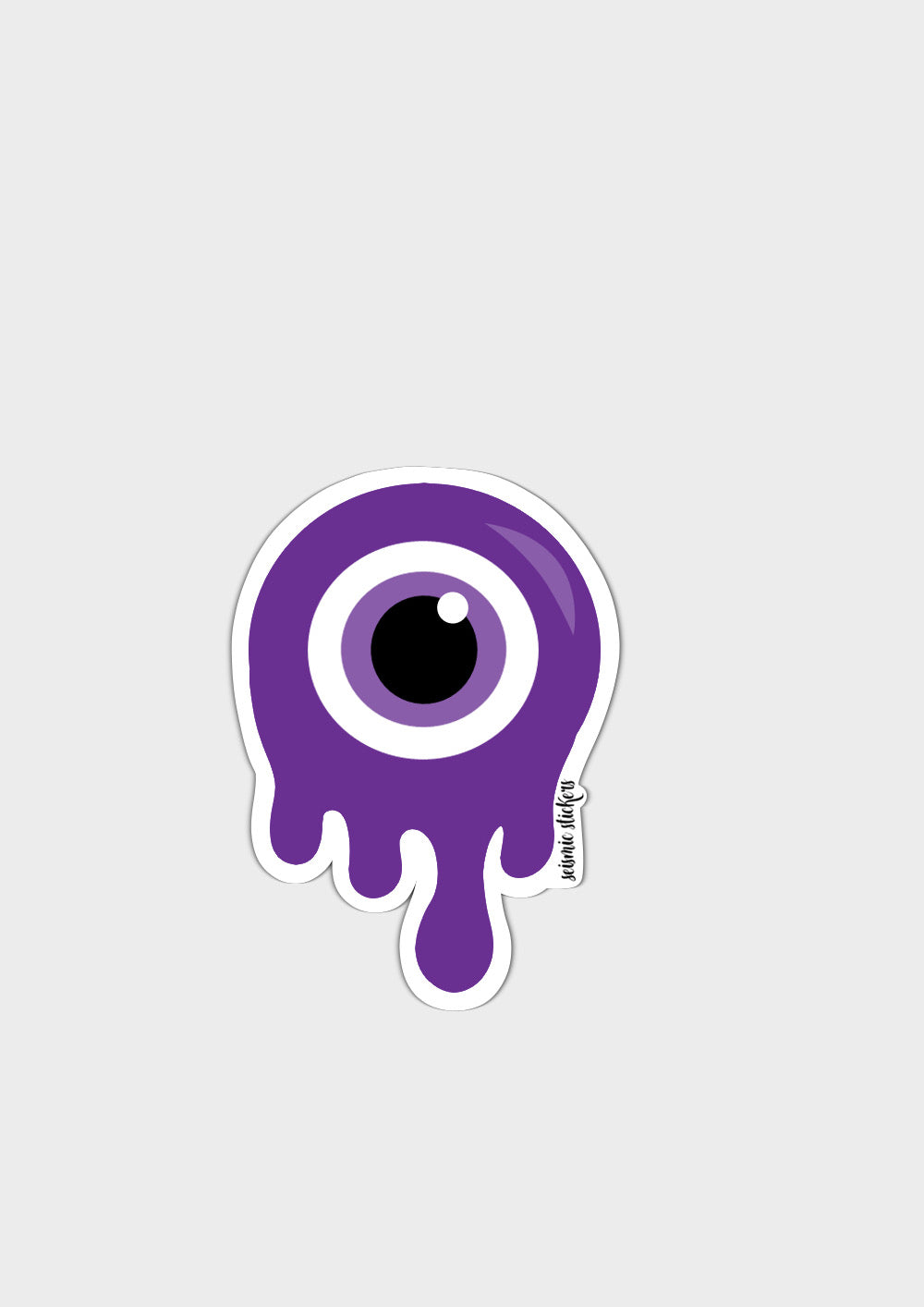 Purple Melting Evil Eye