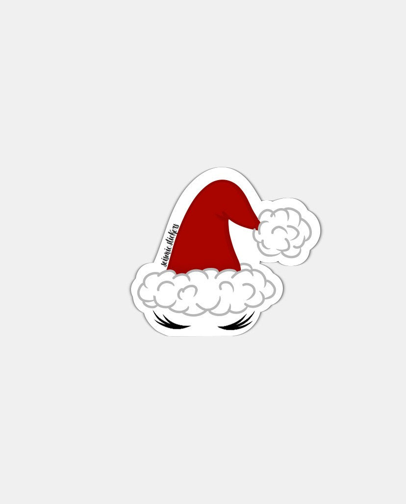 Santa Hat with Lashes