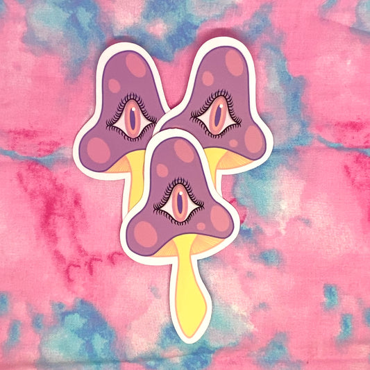 Wild Shroomies - Purple, Yellow, & Pink