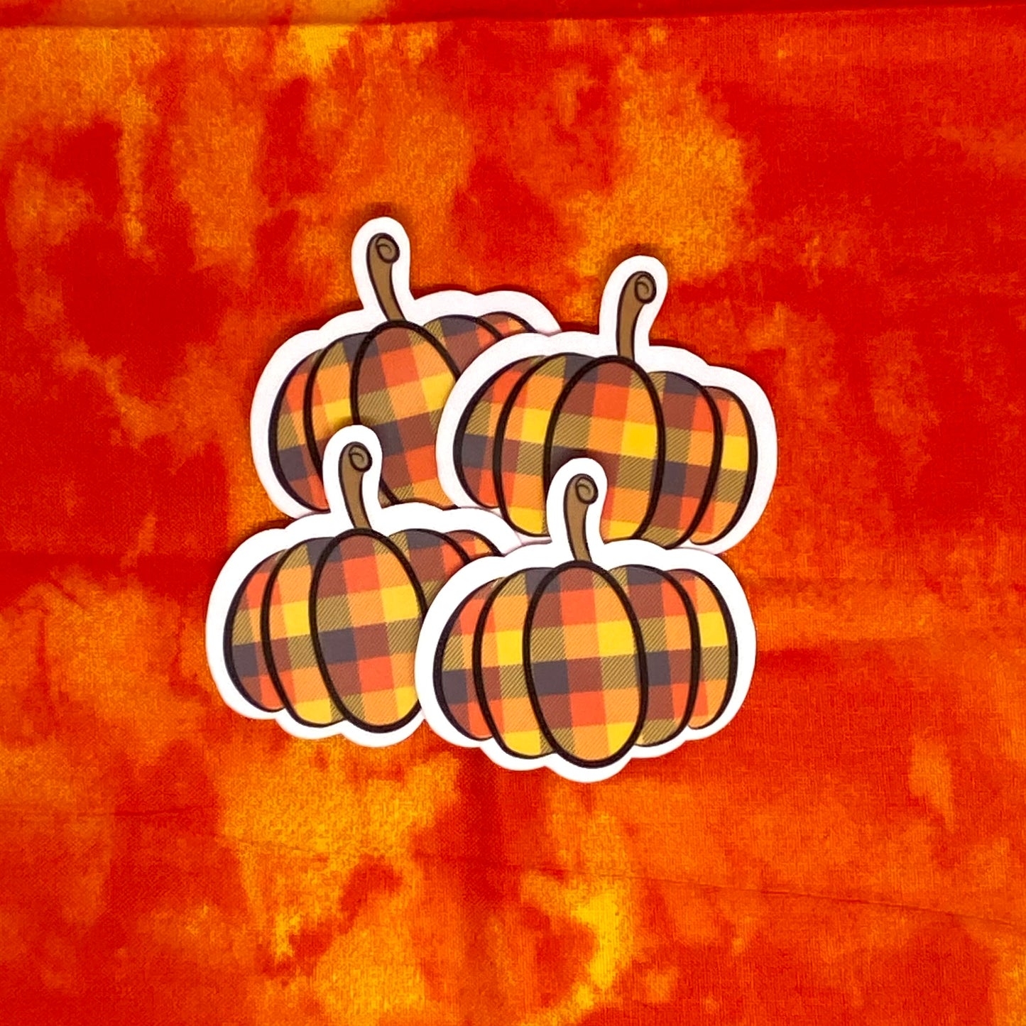 Cutesy Pumpkin - Plaid