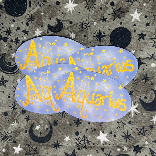 Aquarius Cloud Sticker