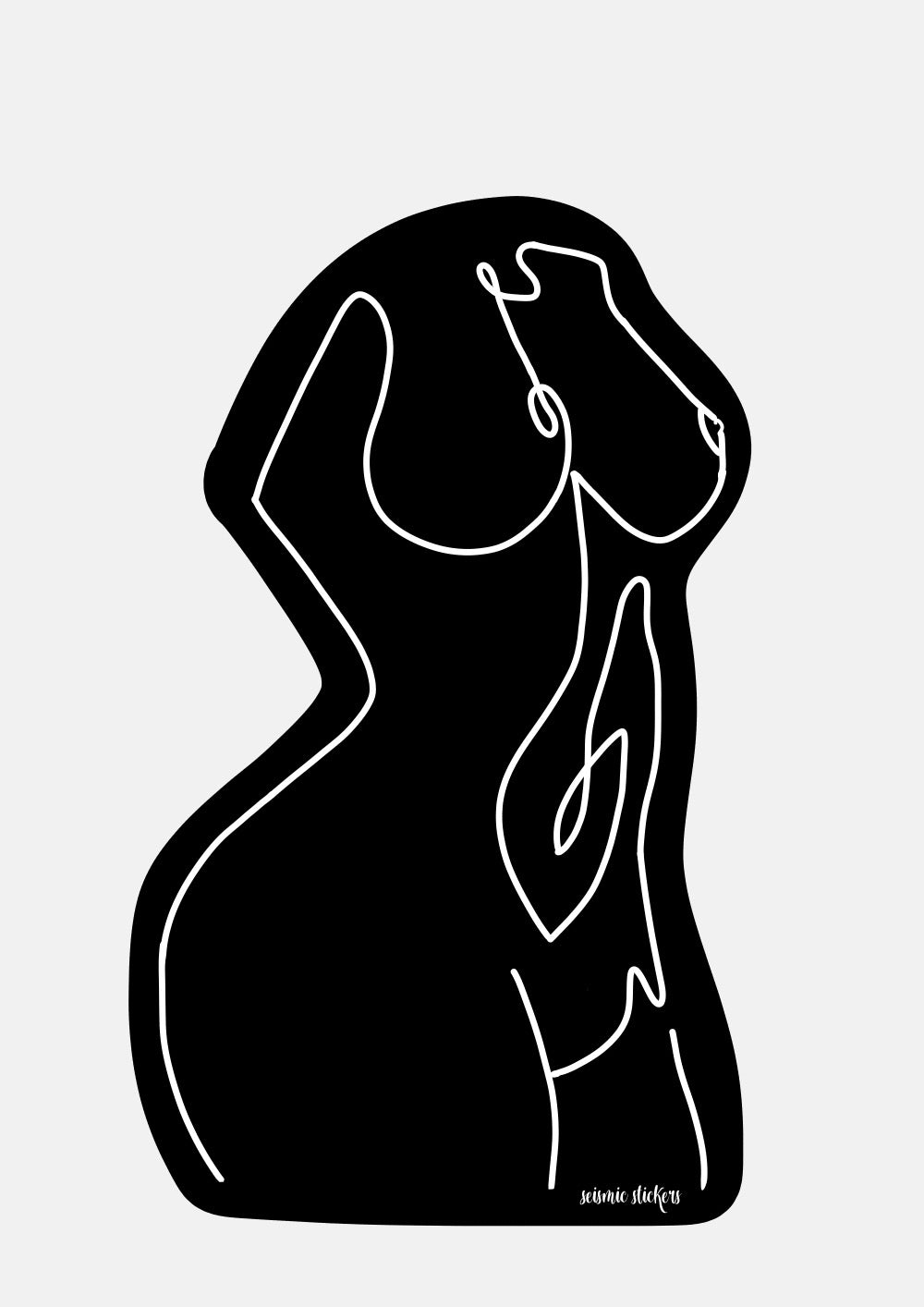 Curvy - Inverted Black